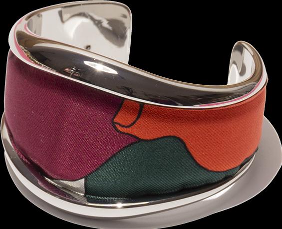 MM33 Bangle poppy bloom (950 Platin)