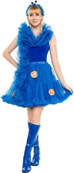 Actual product image Maskworld Die Sesamstrasse Krümelmonster Tutu - für Fasching (One size)