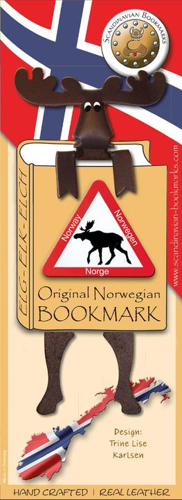 Actual product image Scandinavian Bookmarks Bookmark moose, Norway
