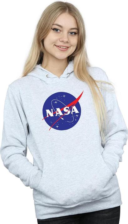 Actual product image Nasa Womens/Ladies Insignia Logo Hoodie (L)