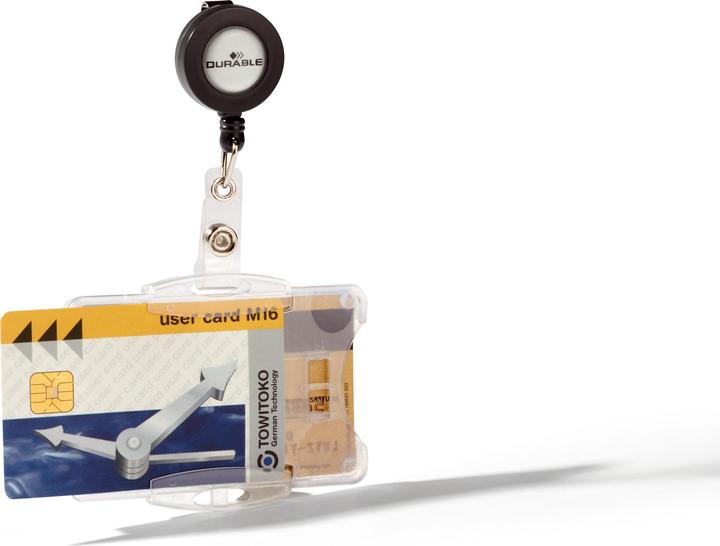 Image du produit Durable PORTE-PIÈCES DUO AVEC JOJO POUR 2 PIÈCES D'EXPLOITATION/SÉCURITÉ 1 pc. Ã 10 pcs 821919
