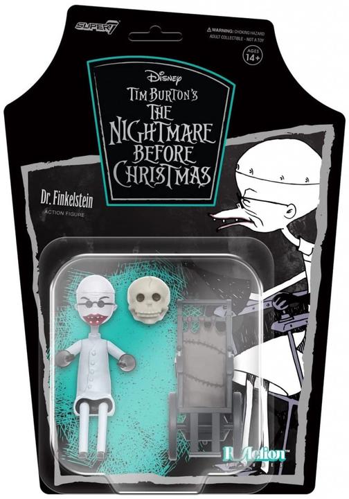 Produktbild Super7 L'étrange Noël de Mr. Jack ReAction figurine Dr. Finkelstein 10 cm