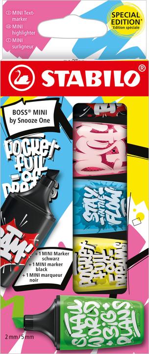 Produktbild STABILO Boss Mini (5 Farben, 5 mm, 5 x)