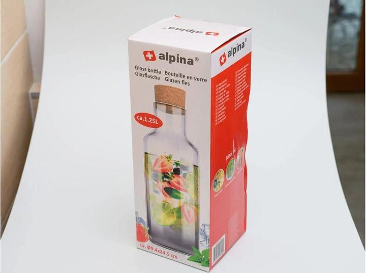 Produktbild alpina Glass bottle-smoke effect (1.25 l)