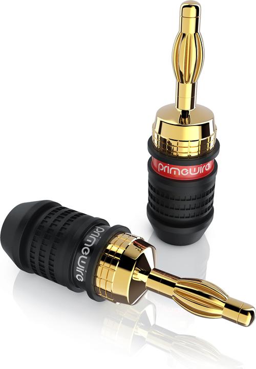Primewire Fiche banane pour câble de haut-parleur jusqu'à 3,5mm².