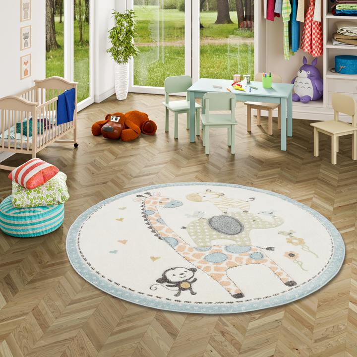 Image du produit Pergamon Animaux de safari (160 x 160 cm)