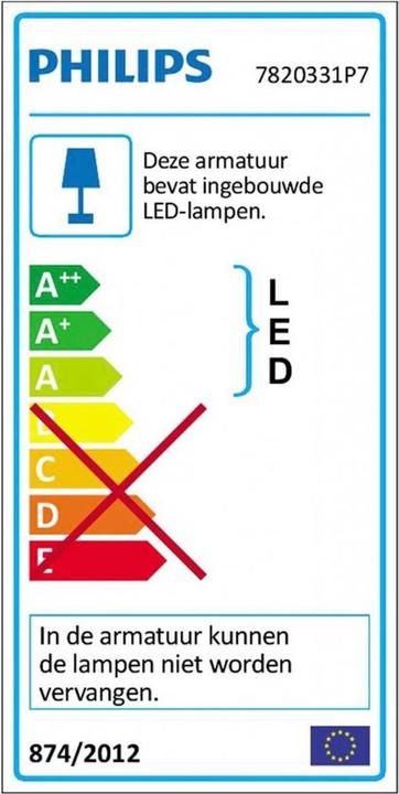 Etichetta energetica Philips Hue Espansione Play (530 lm)