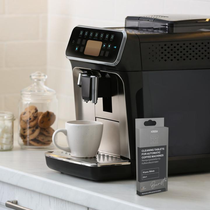 Produktbild Xavax Reinigungstabletten f. Kaffeevollautomat, Universal-Kaffeefettlöser 10 Tabs