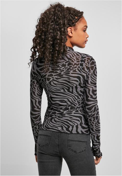 Immagine prodotto Urban Classics Donna AOP Mesh Turtleneck Longsleeve (4XL)