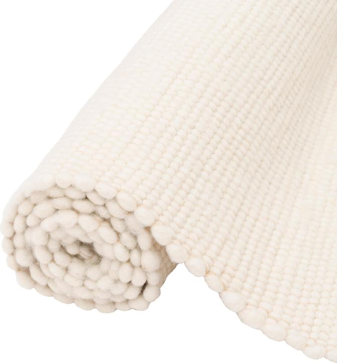 Actual product image Pergamon Natur Teppich Wolle Alaska Meliert (140 x 200 cm)