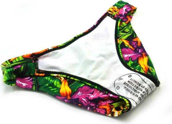 Actual product image Hermex Bikini Victoria Colored Floral Pattern / Size M (M)