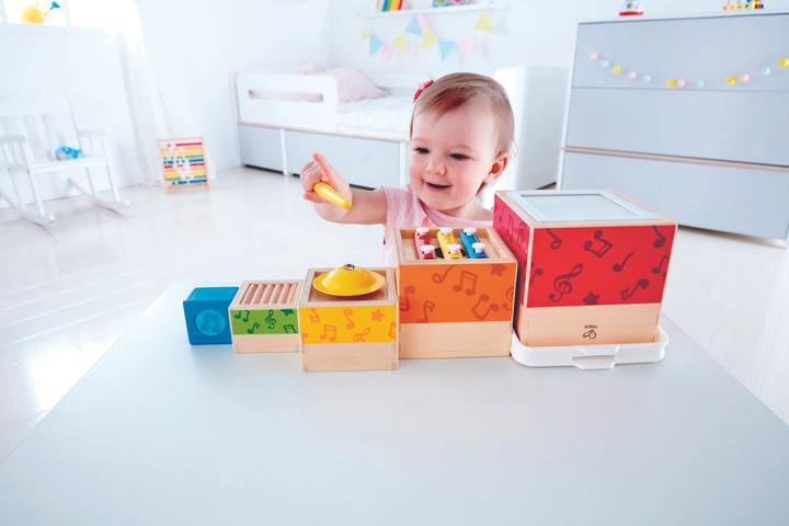 Produktbild Hape Musik-Stapelwürfel (Deutsch)