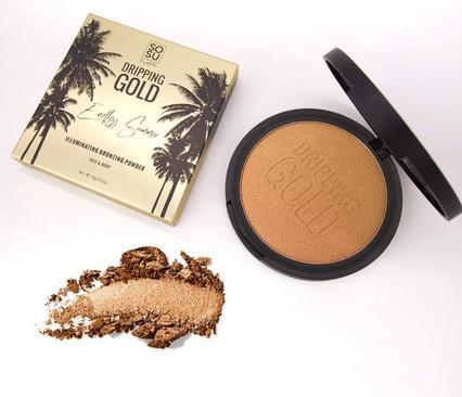 Actual product image Sosu Bronzing Powder - Shimmering Bronzing Powder for face and body - 15.0g (Highlighter, 15 g)