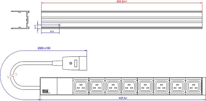 Image du produit Bachmann IT PDU 19" Système C19