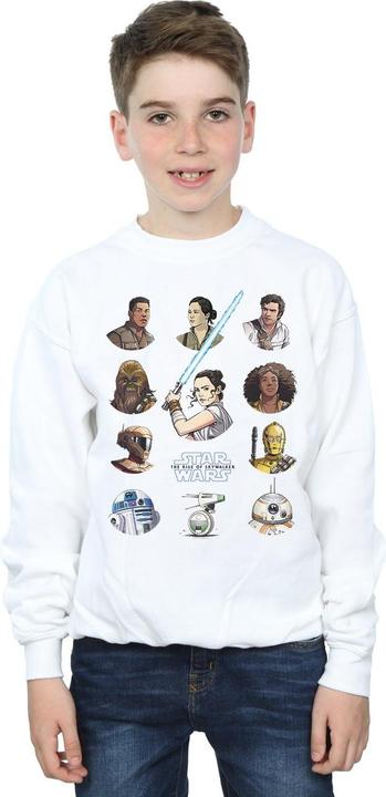 Image du produit Star Wars - Sweat THE RISE OF SKYWALKER RESISTANCE CHARACTER LINE UP - Garçon (152, 158)
