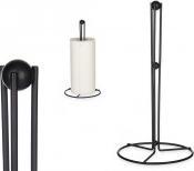 Actual product image Kinvara black metal roll holder single ball