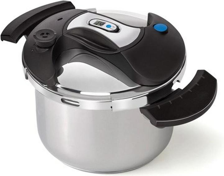 Immagine prodotto MPM SMILE MGS-07 Greitpuodis 7 l (22 cm, Cucina a vapore, Acciaio inossidabile)