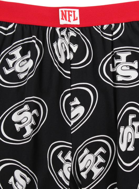 Actual product image Recovered NFL - San Francisco 49ers - Outline Logo Black Loungepant XXL (XXL)