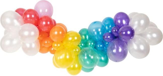 Produktbild Volat Ballongirlande - Regenbogen - 67 Luftballons (67 x)