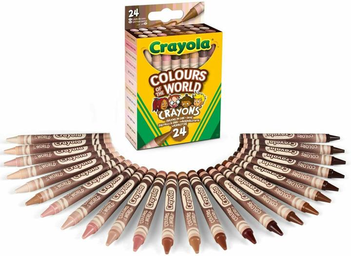 Produktbild Crayola Wachsmalstifte ColoursWorld Colours of the World (Mehrfarbig, 24 x)