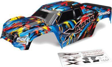 Produktbild Traxxas Body, X-Maxx, Rock n' Roll (painted, decals applied) (assembled with tai lgate protector)