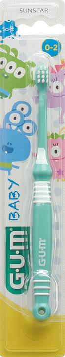 Actual product image GUM SUNSTAR Baby Zahnbürste 0-2 Jahre mint (Soft, 1 x)