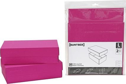 Image du produit Buntbox 71-11 - Set de cartonnage 2 pièces, taille L, magenta (Coffret cadeau, 1 x)