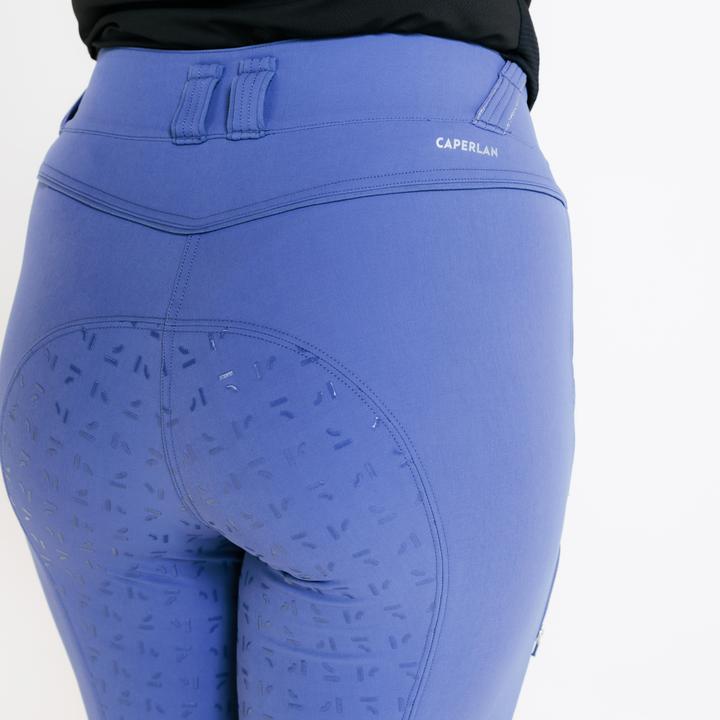 Actual product image Fouganza Reithose 900 Full Grip Damen blau (S)