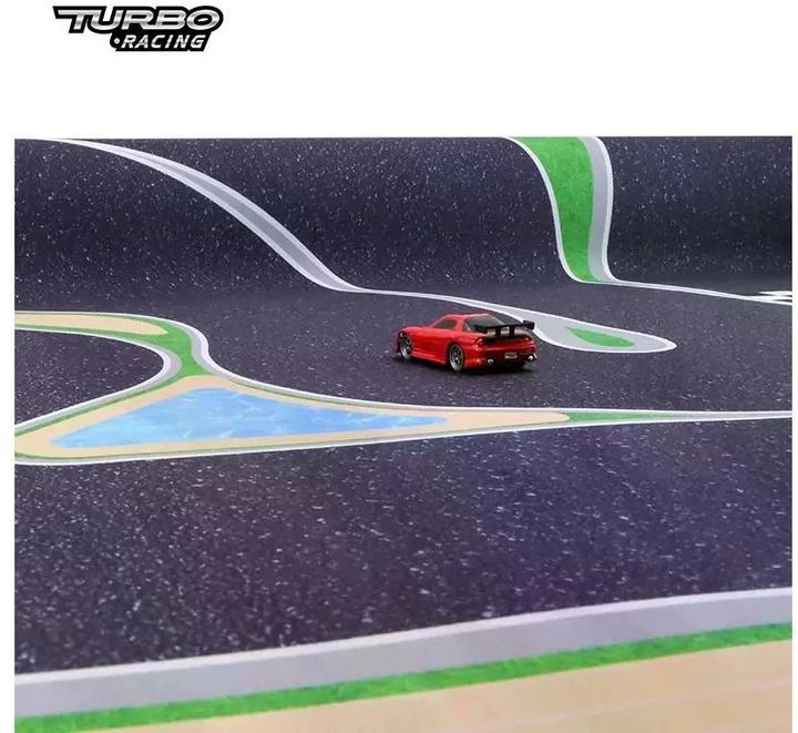 Produktbild Turbo Racing Rennstrecke XL Micro Rally 800 x 1200 mm