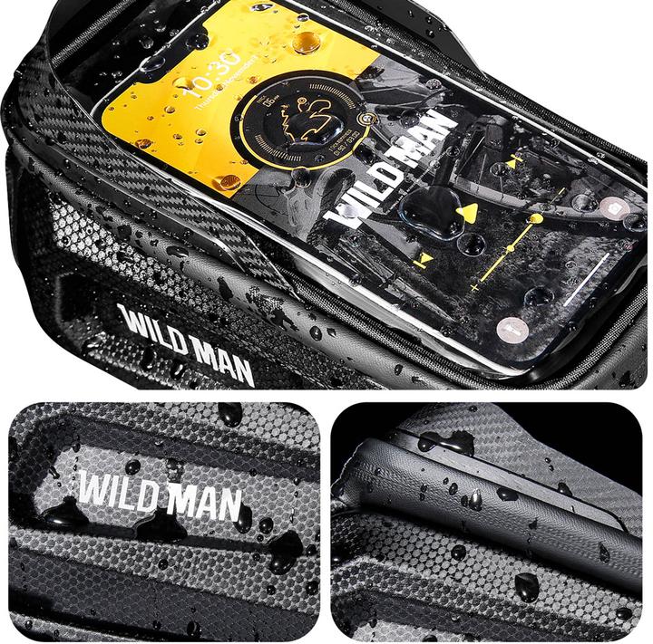 Produktbild Wildman E10 Fahrradtasche, 1L Gesamtvolumen (1 l, Gepäckträgertasche)