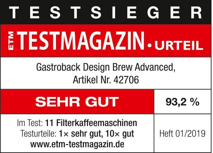 Produktbild Gastroback Filterkaffeemaschine