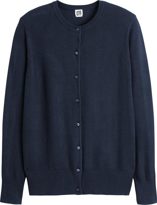 Actual product image La Redoute Collections Cardigan with round neckline (XL)