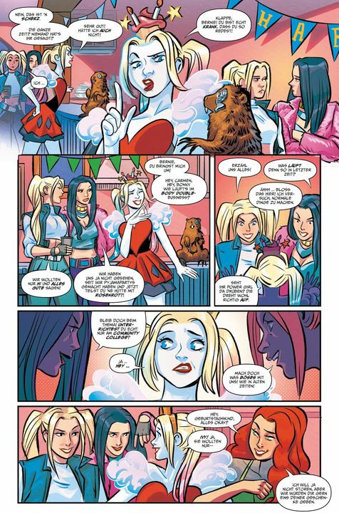 Actual product image Panini Harley Quinn (German, Riccardo Fedrici, Marcial Toledano Vargas, Dani, Grace Ellis, Gretchen Felker-Martin, Hannah Templer, Sweeney Boo, Alexis Quasarano, Tini Howard, Joanne Starer, Brandt & Stein, Erica Henderson, Natacha Bustos, 2025)