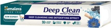 Productafbeelding Himalaya Deep Clean Tandpasta met Geactiveerde Kokosnoot Houtskool en Zwarte Zaad Olie 75ml (75 ml)