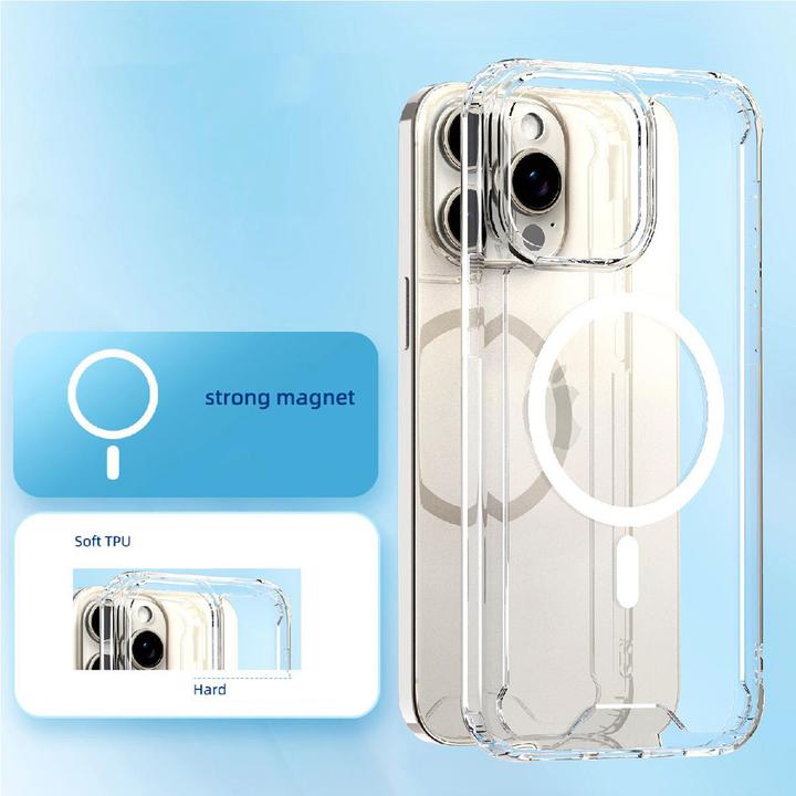Produktbild Hurtel Clear Corner Case MagSafe for iPhone 16 Pro - transparent (Apple iPhone 16 Pro)