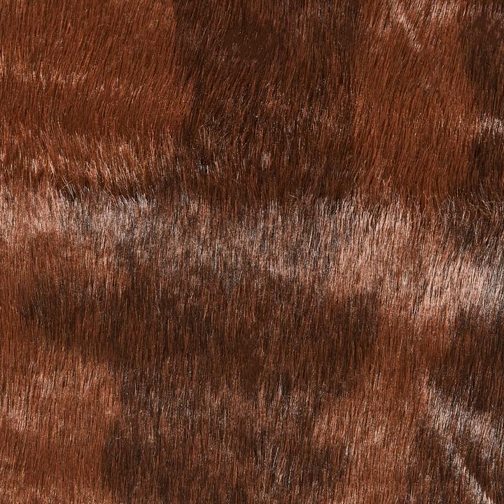 Actual product image Beliani Faux Fur Carpet Cow brown / white 130 x 170 cm BOGONG