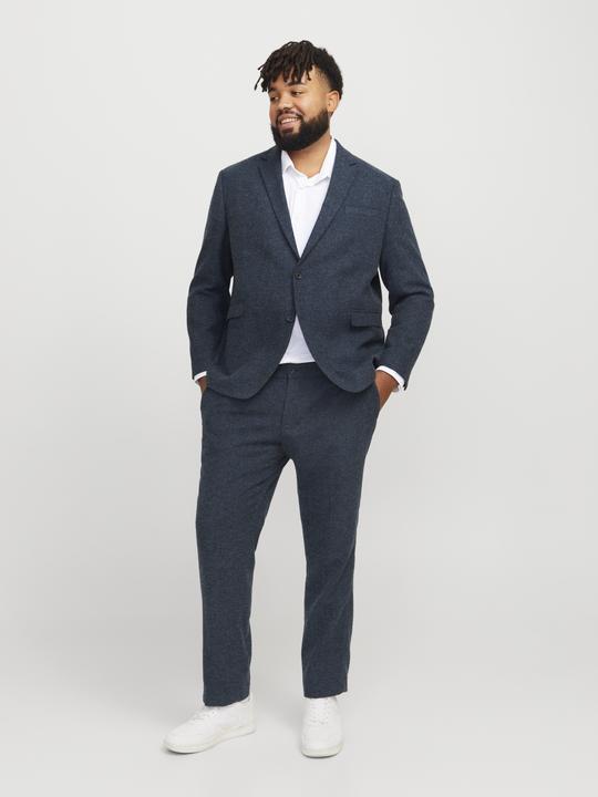 Actual product image Jack & Jones Plus size slim fit suit single-breasted blazer and trousers (64)