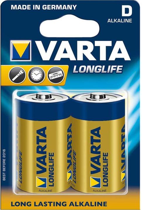 Actual product image Varta Longlife (2 pcs., D, 15800 mAh)