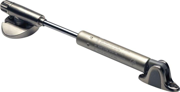 Italiana Ferramenta Hochstellstütze Kraby, L 164, S-Öffn., 80 N, Metallguss champ./FE vernickelt (1 Stk.)
