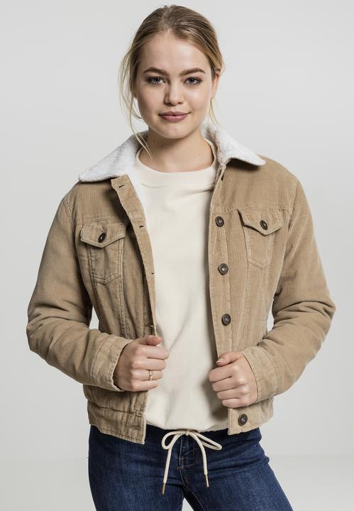 Actual product image Urban Classics Ladies Sherpa Corduroy Jacket (L)