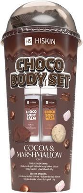 Hiskin Chocolate Body Balm Set - 100ml Body Balm + 100ml Shower Gel + Washcloth