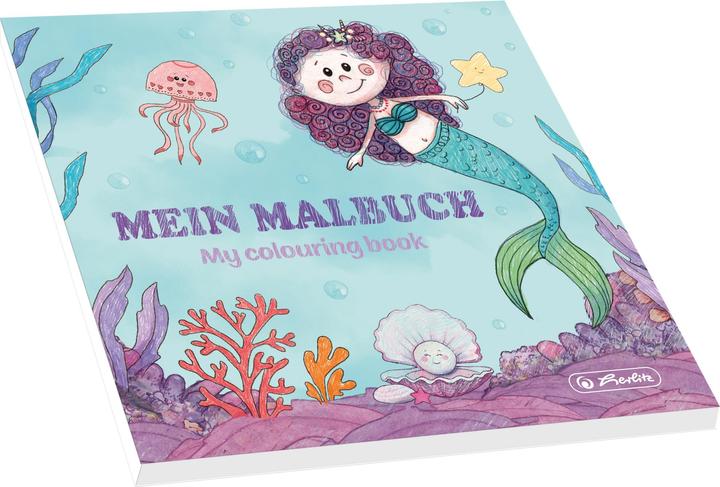 Actual product image Herlitz Mermaid picture set for coloring (20 x 20 cm)
