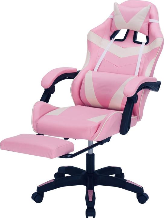 Actual product image HTI-Living Gaming Stuhl Krit Eco Pink-Weiss