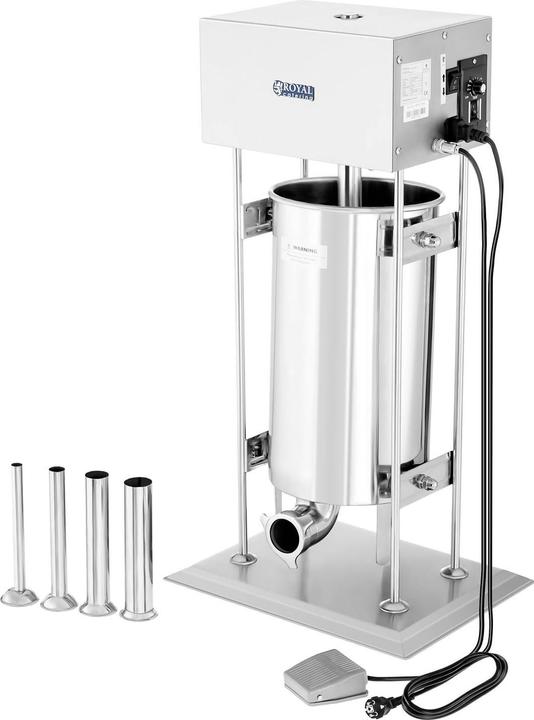 Produktbild Royal Catering Wurstfüller Wurstfüllmaschine Wurstmaschine Edelstahl Wurstpresse 15 L 260 W