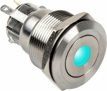 Produktbild DimasTech Vandalismustaster 22mm, Silverline Dot - RGB