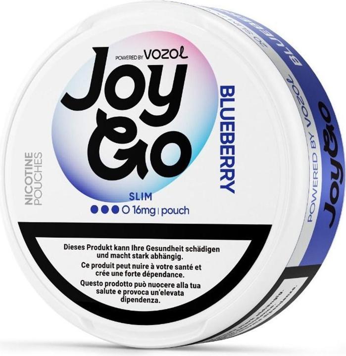 Vozol JoyGo Snus - Blueberry, 16mg (Nicotine Pouches, 16 mg)