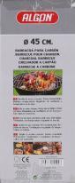 Produktbild Algon runder grill mit deckel 45cm schwarz (45 cm)