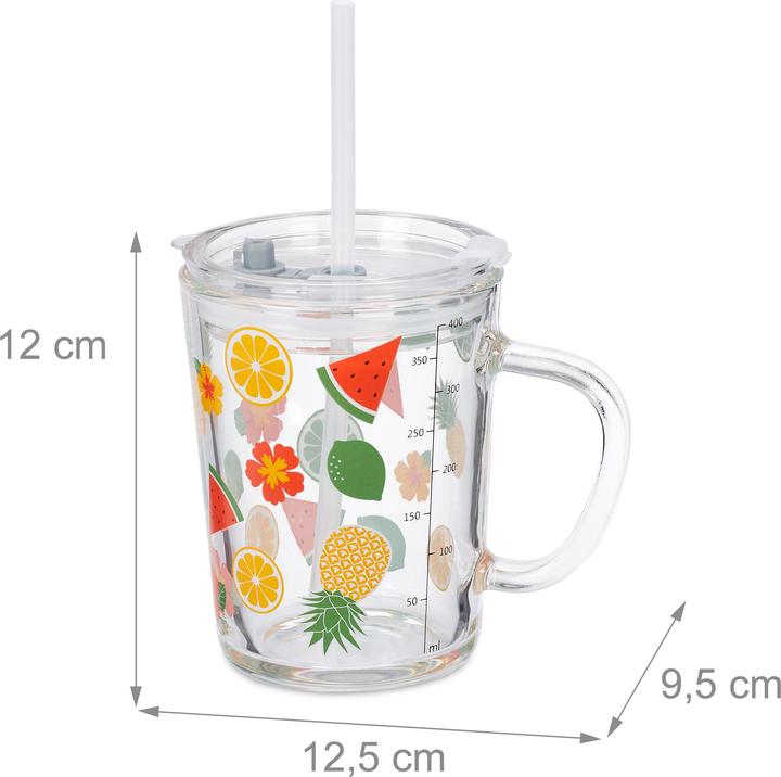 Produktbild Relaxdays 2x Kindergläser