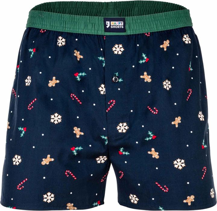 Actual product image Happy shorts Boxer X-mas Shorts, Gift, Christmas, Motif (M, Single pack)