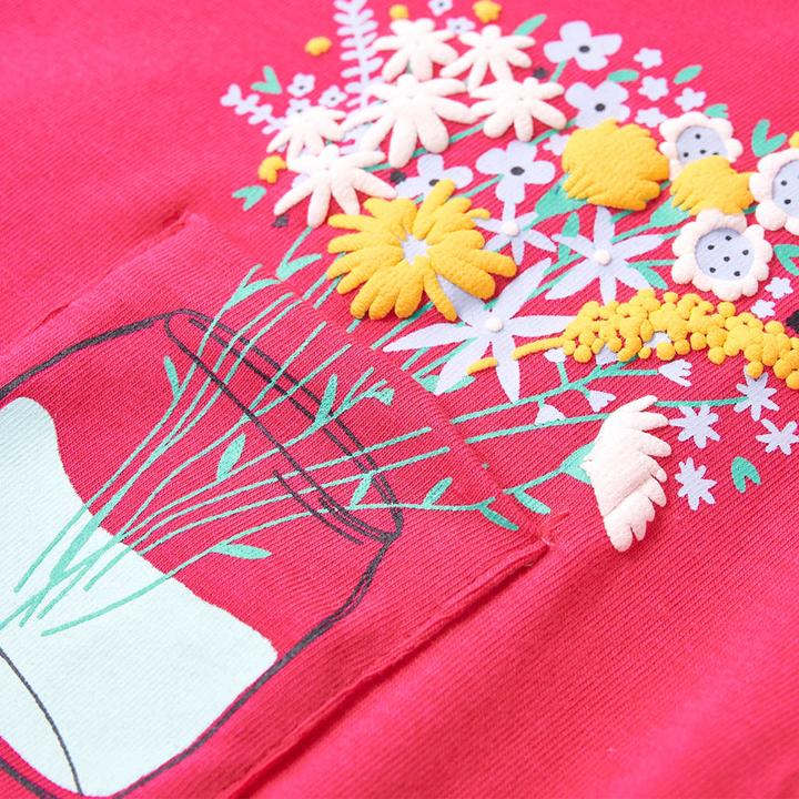 Immagine prodotto VidaXL Maglietta per bambini rosa brillante 128,Materiale: 95 % cotone. 5 (128)